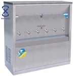 ตู้กดน้ำเย็น, เครื่องทำน้ำเย็น สแตนเลศ ต่อท่อ น้ำเย็น 6 ก๊อก Maxcool รุ่น MC-6P
