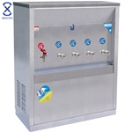 ตู้กดน้ำ, ตู้กดน้ำร้อน-เย็น, เครื่องทำน้ำเย็น-น้ำร้อน สแตนเลศ ต่อท่อ น้ำร้อน 1 ก๊อก น้ำเย็น 4 ก๊อก Maxcool รุ่น MCH-5P