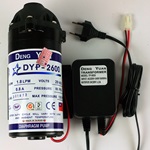 ปั้มอัด ผลิตน้ำดื่ม DENG YUAN สำหรับ เครื่องกรองน้ำ RO 150 GPD ตู้น้ำหยอดเหรียญ ปั้มเด้งหยวน รุ่น TYP-2600 (DYP-2600) 29VDC
